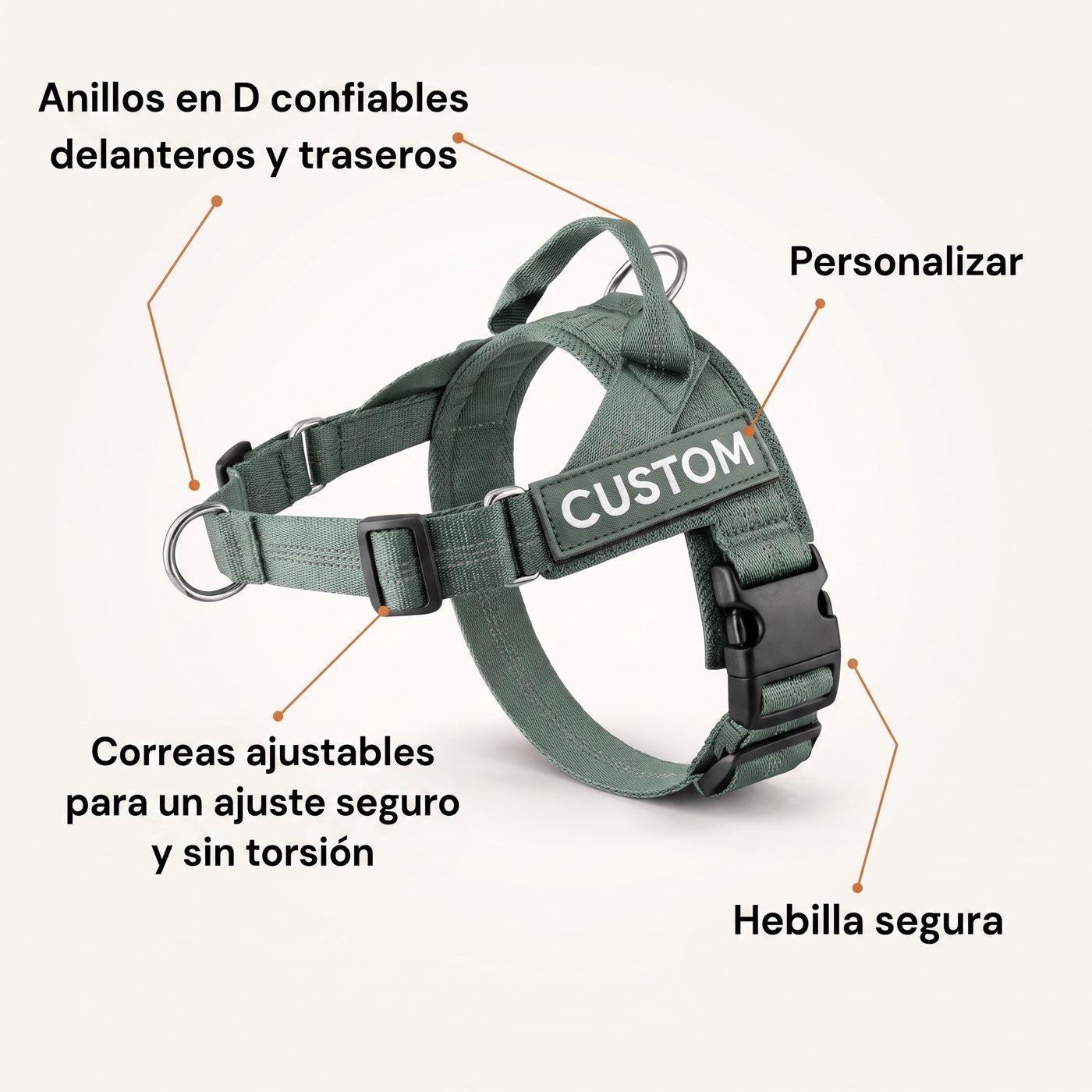SafeStride Arnés Antitirones